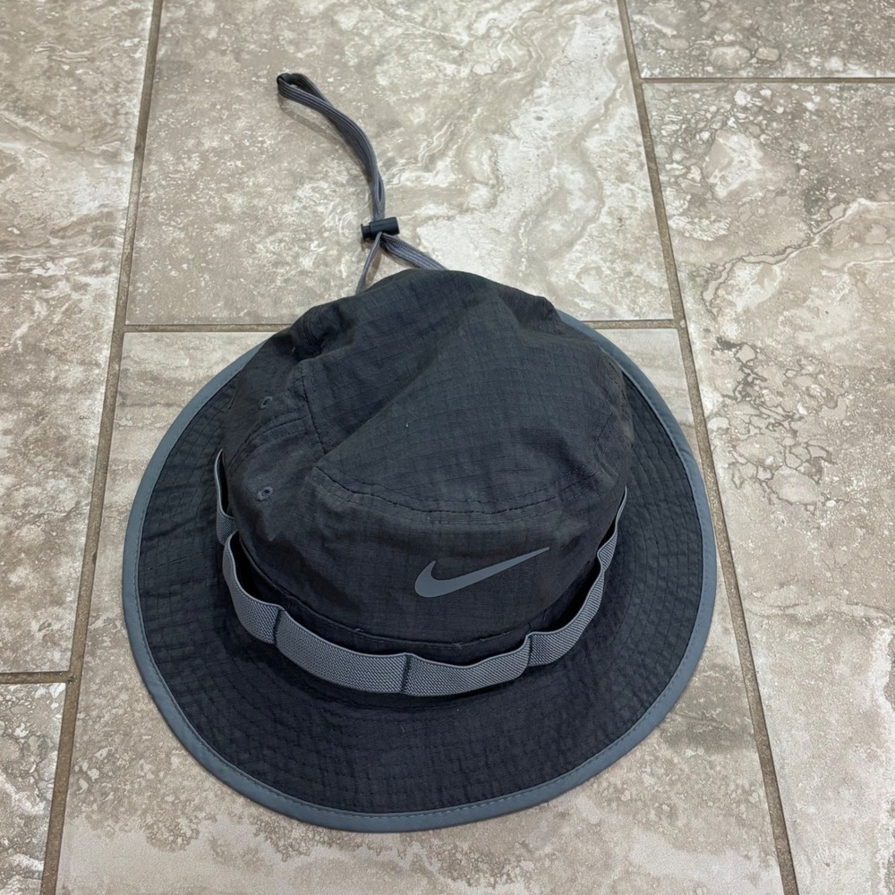 Nike ACG Dri-FIT Bucket Hat Anthracite Grey Ripstop Boonie DM3329-060 Mens M/L